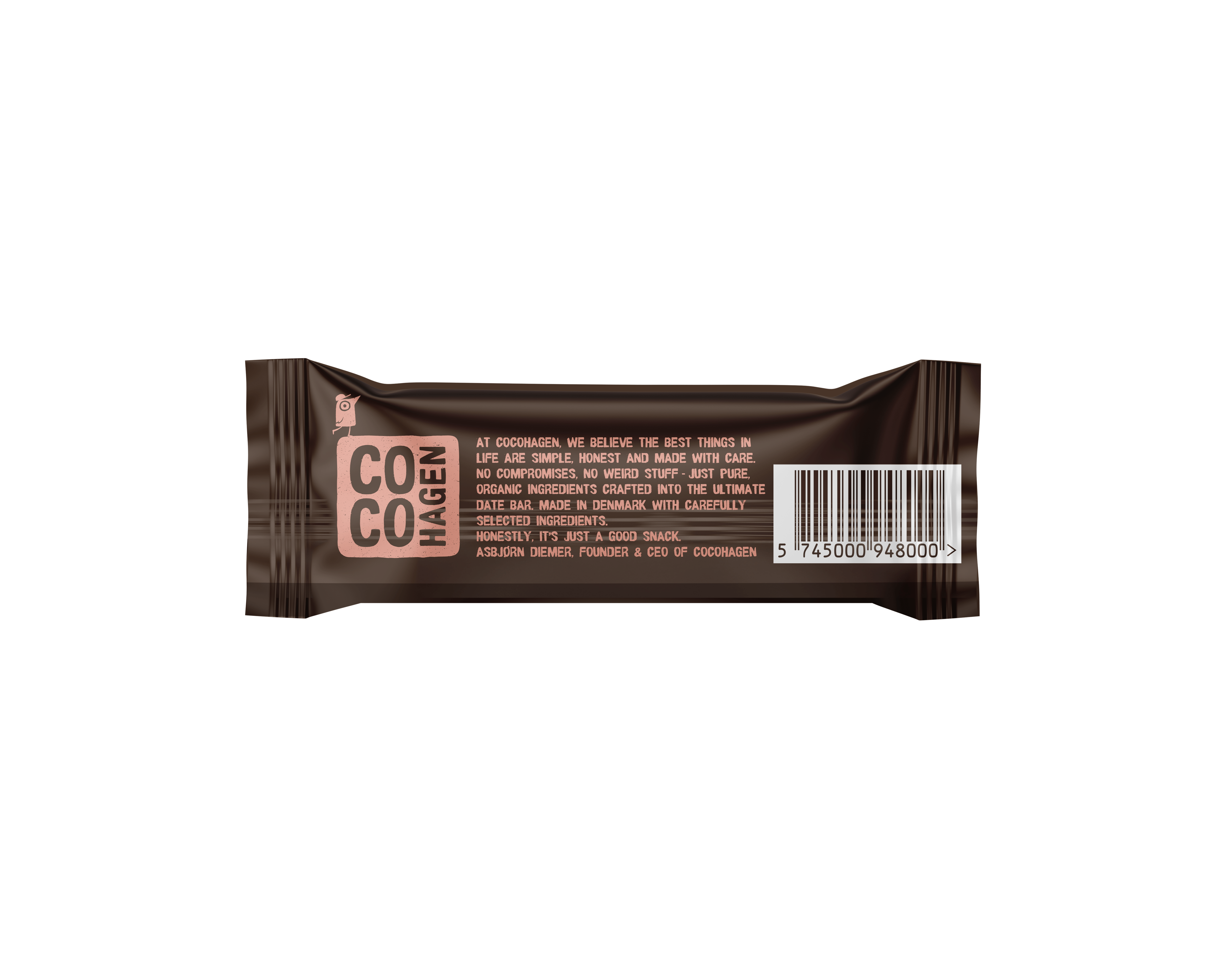 Cocohagen Date Bar: Cocoa & Almonds x 20 stk - økologisk.